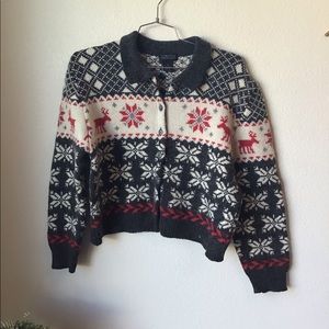 Limited London Paris New York Wool Blend Sweater